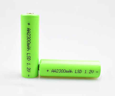 Υψηλής θερμοκρασίας κύτταρο AA 2300mAh 1.2V μπαταριών Νι Mh 3,6 Β για το φωτισμό έκτακτης ανάγκης