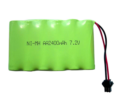 4 έτος 7,2 μπαταρία AA 2400mAh Β NiMh για το φωτισμό έκτακτης ανάγκης