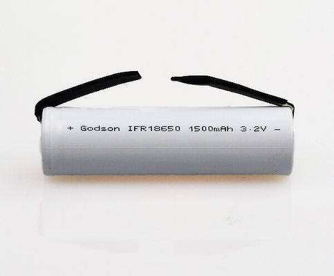 1500mAh 3,2 ελαφρύ ενιαίο ραβδί 18650 έκτακτης ανάγκης μπαταριών φωσφορικού άλατος σιδήρου λίθιου Β