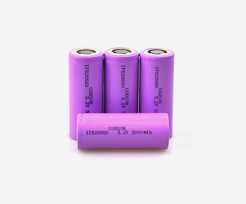 LiFePO4 ελαφριά μπαταρία 3.2V 3000mAh IFR26650 λίθιου έκτακτης ανάγκης