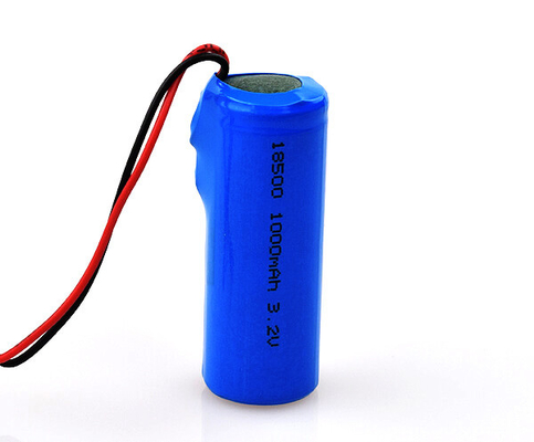 Η μπαταρία LiFePO4 Lithium για σήμα εξόδου έκτακτης ανάγκης 18500 3.2V 1000mAh