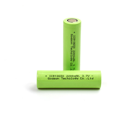 2200mAh επανακαταλογηστέο ιόν λίθιου μπαταριών ICR18650 3.7V σιδήρου λίθιου
