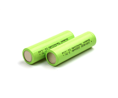 2200mAh επανακαταλογηστέο ιόν λίθιου μπαταριών ICR18650 3.7V σιδήρου λίθιου