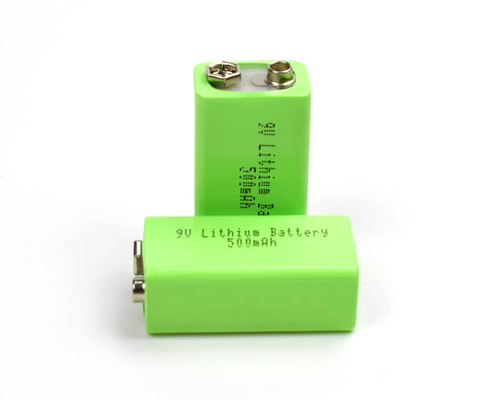 Ελαφριά μπαταρία 500mAh 9V λίθιου έκτακτης ανάγκης σιδήρου λίθιου με USB