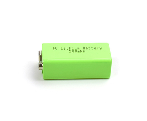Ελαφριά μπαταρία 500mAh 9V λίθιου έκτακτης ανάγκης σιδήρου λίθιου με USB