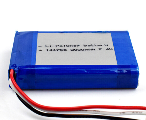 Πολυμερής μπαταρία 144765 2000mAh 7.4V λίθιου για το φωτισμό έκτακτης ανάγκης