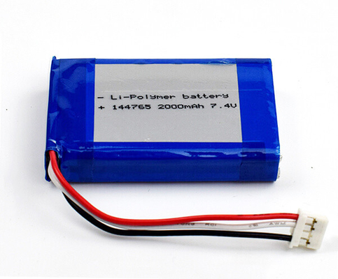Πολυμερής μπαταρία 144765 2000mAh 7.4V λίθιου για το φωτισμό έκτακτης ανάγκης
