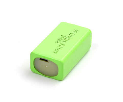 Συμπεριλαμβανόμενο USB επανακαταλογηστέο ενεργειακό πακέτο λίθιου μπαταριών 9V 300mAh