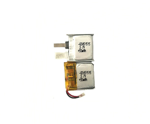 Πολυμερής μπαταρία 55mAh λίθιου 451515 3,7 βολτ με την καλή ασφάλεια