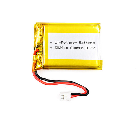 Υψηλή ικανότητα 3,7 ιονικές μπαταρίες 16g 800mAh LP682940 λίθιου Β
