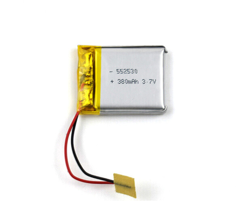 552530 ελαφρύ 380mAh 3.7V Lipo μπαταριών λίθιου ιονικό πακέτο έκτακτης ανάγκης