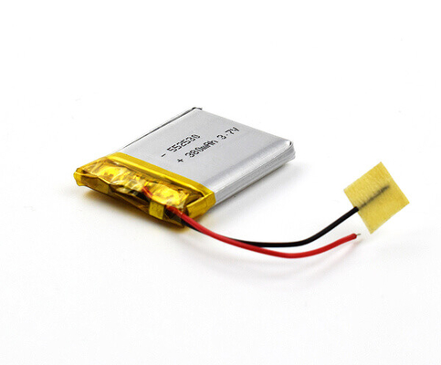 3.7V κύτταρο πολυμερών μπαταριών 380mAh λίθιου για τους φωτισμούς έκτακτης ανάγκης