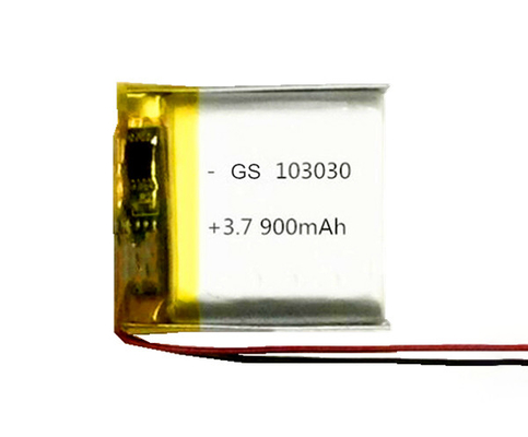 900mAh 3,7 ιονικό πολυμερές σώμα 103030 17g λίθιου μπαταριών Β για το CCTV