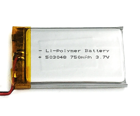 Μπαταρίες πολυμερών 750mAh μπαταριών 3.7V Lipo λίθιου με τη σταθερή απόδοση