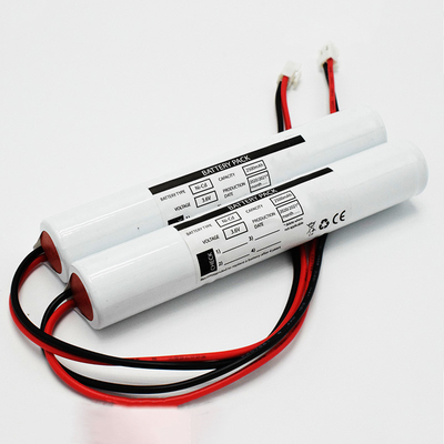 3.6V ελαφριά μπαταρία 2500mAh Cd Νι έκτακτης ανάγκης 500 χρονικοί κύκλοι