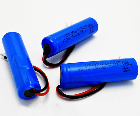 μπαταρία λίθιου 750mAh 3.7V ICR14500 Odorless με το σακάκι PVC