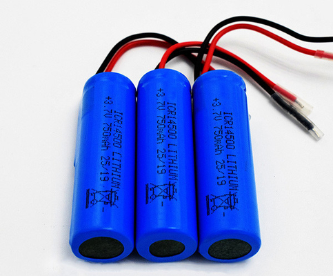 μπαταρία λίθιου 750mAh 3.7V ICR14500 Odorless με το σακάκι PVC