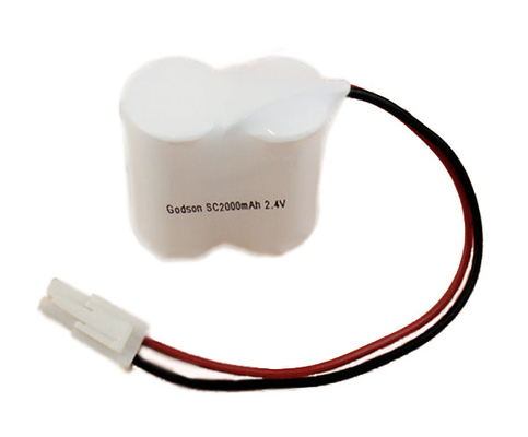 Νικελίου-καδμίου πακέτο SC2000mAh 2.4V μπαταριών 500 φορές ζωή κύκλων