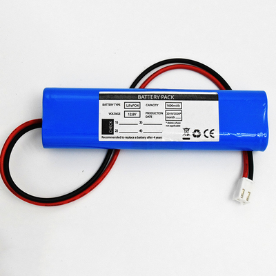 Lifepo4 ελαφριές μπαταρίες 18650 12.8V 1600mAh εξόδων πυρκαγιάς λίθιου