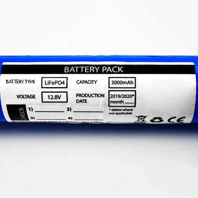 LiFePO4 26650 επαναφορτιζόμενη μπαταρία 3000mAh 12.8V για τους φωτισμούς έκτακτης ανάγκης