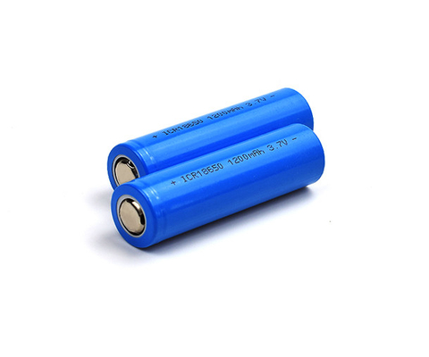 Λίθιο ιονικό 1200mAh 3,7 επανακαταλογηστέο κύτταρο μπαταριών ICR18650 Β