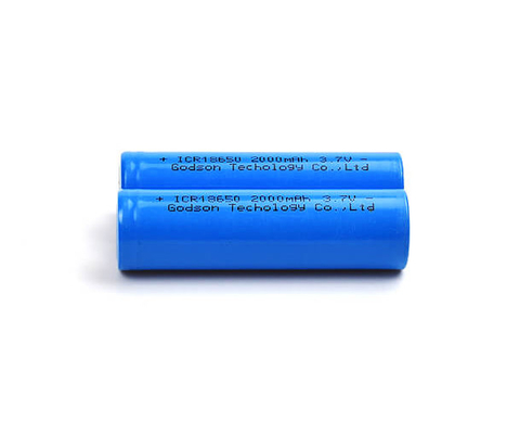 Επαναφορτιζόμενη μπαταρία λίθιου ICR18650 3,7 Β 2000mAh Odorless