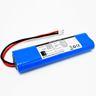 Μπλε PVC μπαταριών 6.4V μπαταριών LiFePO4 3000mah φωτισμού έκτακτης ανάγκης