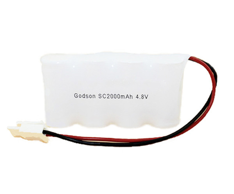 Δίπλα-δίπλα ελαφρύ πακέτο 4,8 Β SC2000mAh NiCd 36g μπαταριών εξόδων κινδύνου