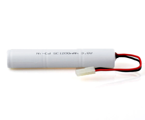 SC1200mAh νικελίου-καδμίου πακέτο ραβδιών κυττάρων μπαταριών NiCd 3,6 βολτ