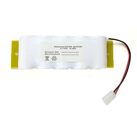 Ελαφρύ πακέτο NiCd D4000mAh 6V μπαταριών εξόδων φωτισμού έκτακτης ανάγκης