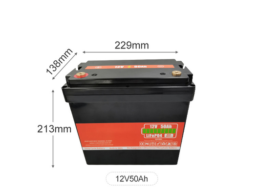 OEM μπαταρία λιθίου 12v 50Ah Ηλιακή μπαταρία με βαθύ κύκλο