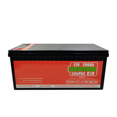 Περιβαλλοντικώς φιλικός βαθύ κύκλο 12V LiFePO4 μπαταρία 50Ah 200Ah Χαμηλή αυτοαποφόρτιση