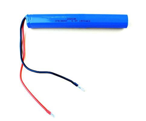Μπαταρία επανακαταλογηστέο 6.4V 1500MAh φωσφορικού άλατος σιδήρου λίθιου 18650